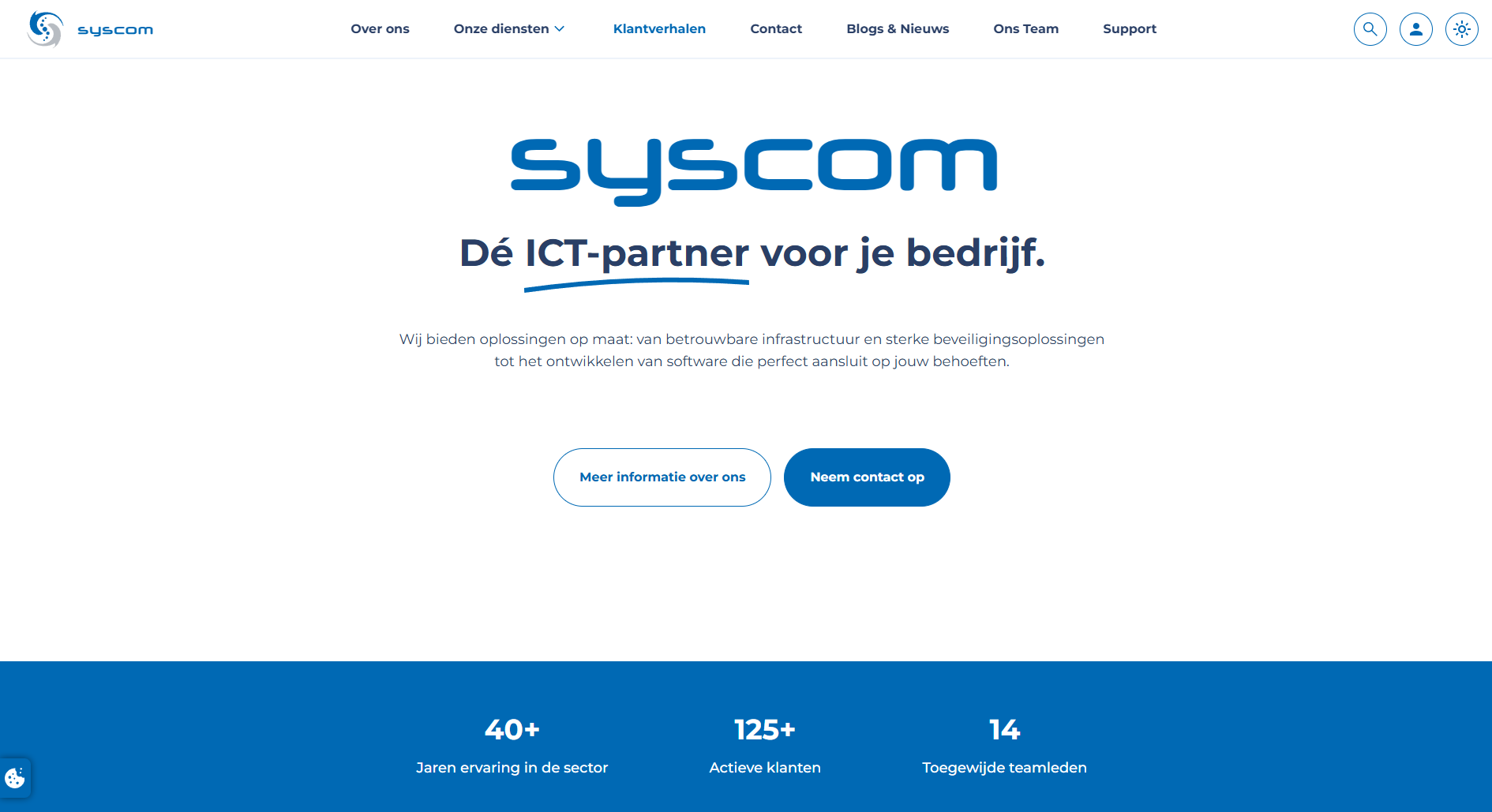 Afbeelding homepagina nieuwe Syscom website